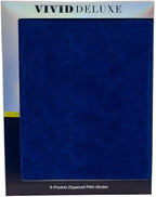 Ultra Pro - Binder Vivid Deluxe 9 Pocket Zippered (Blue)