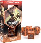 Dungeons & Dragons Adventure Dice by Sirius Dice - Barbarian [Orange]