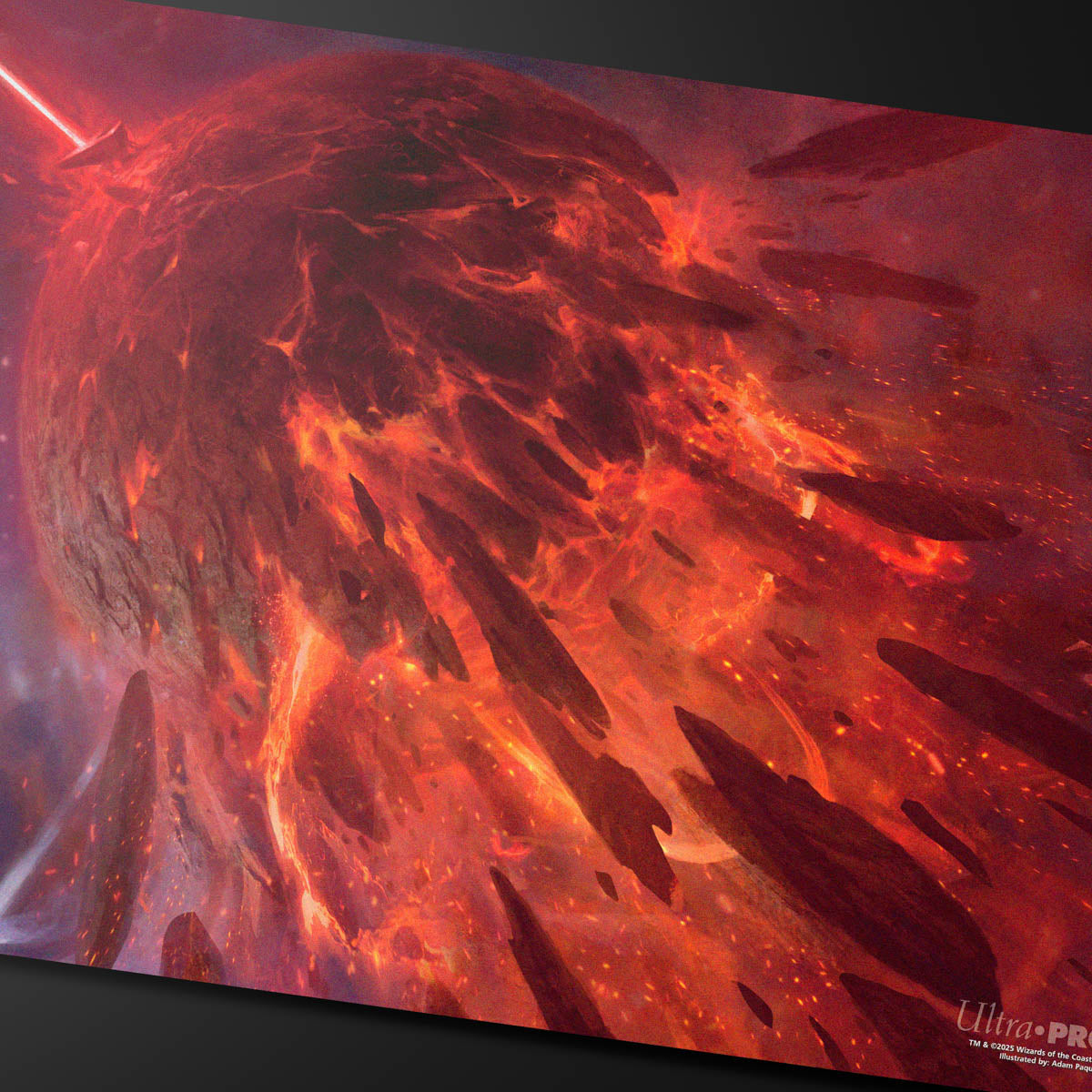 Ultra Pro Playmat | MTG: Edge of Eternities - Mythic Land Red
