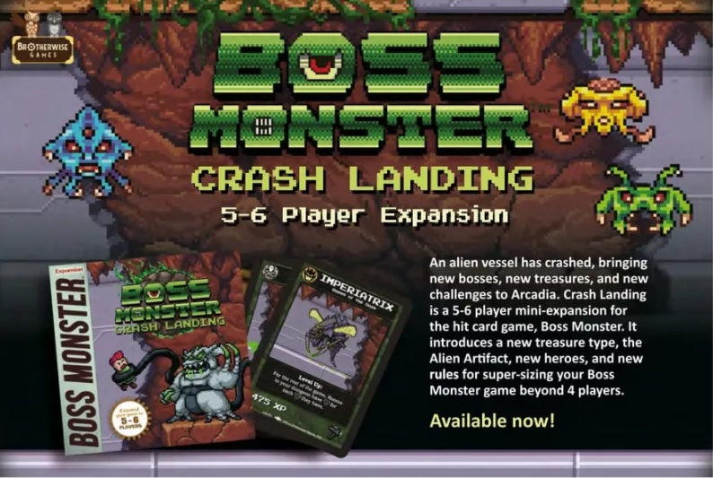 Boss Monster - Crash Landing 5-6 player Board Game Expansion