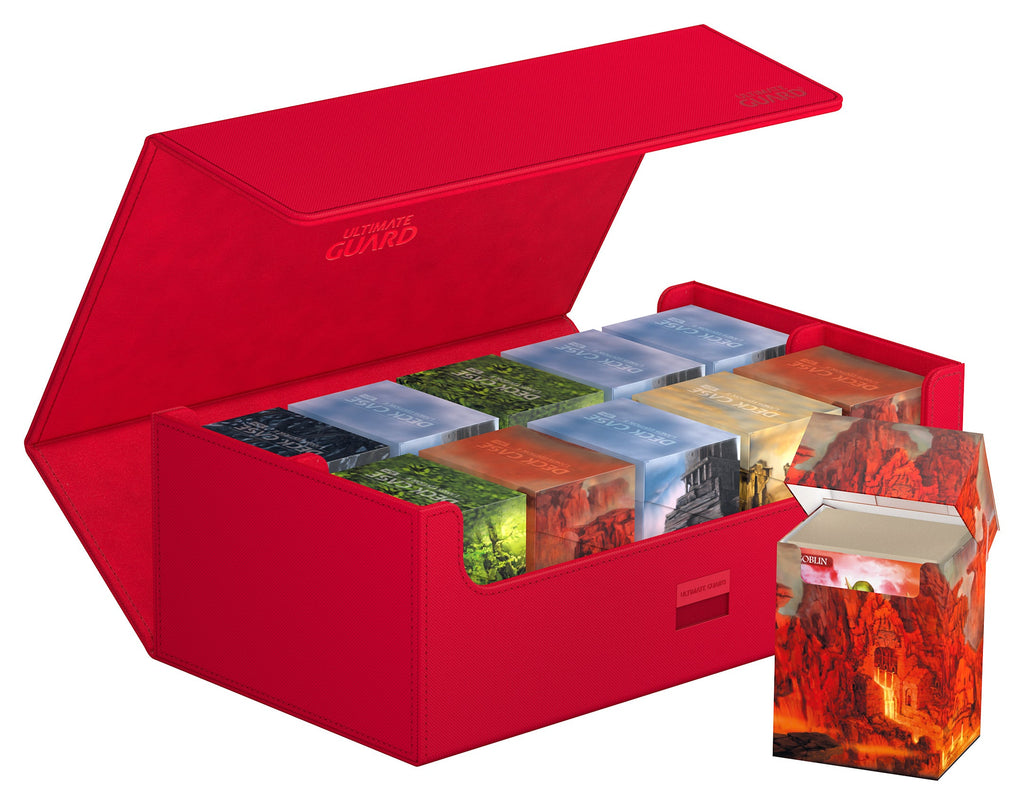 Ultimate Guard Deck Case Arkhive 800+ Monocolor Red