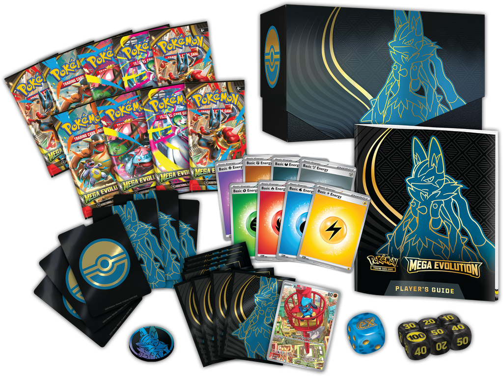 Pokémon TCG: Mega Evolution Elite Trainer Box (Lucario)