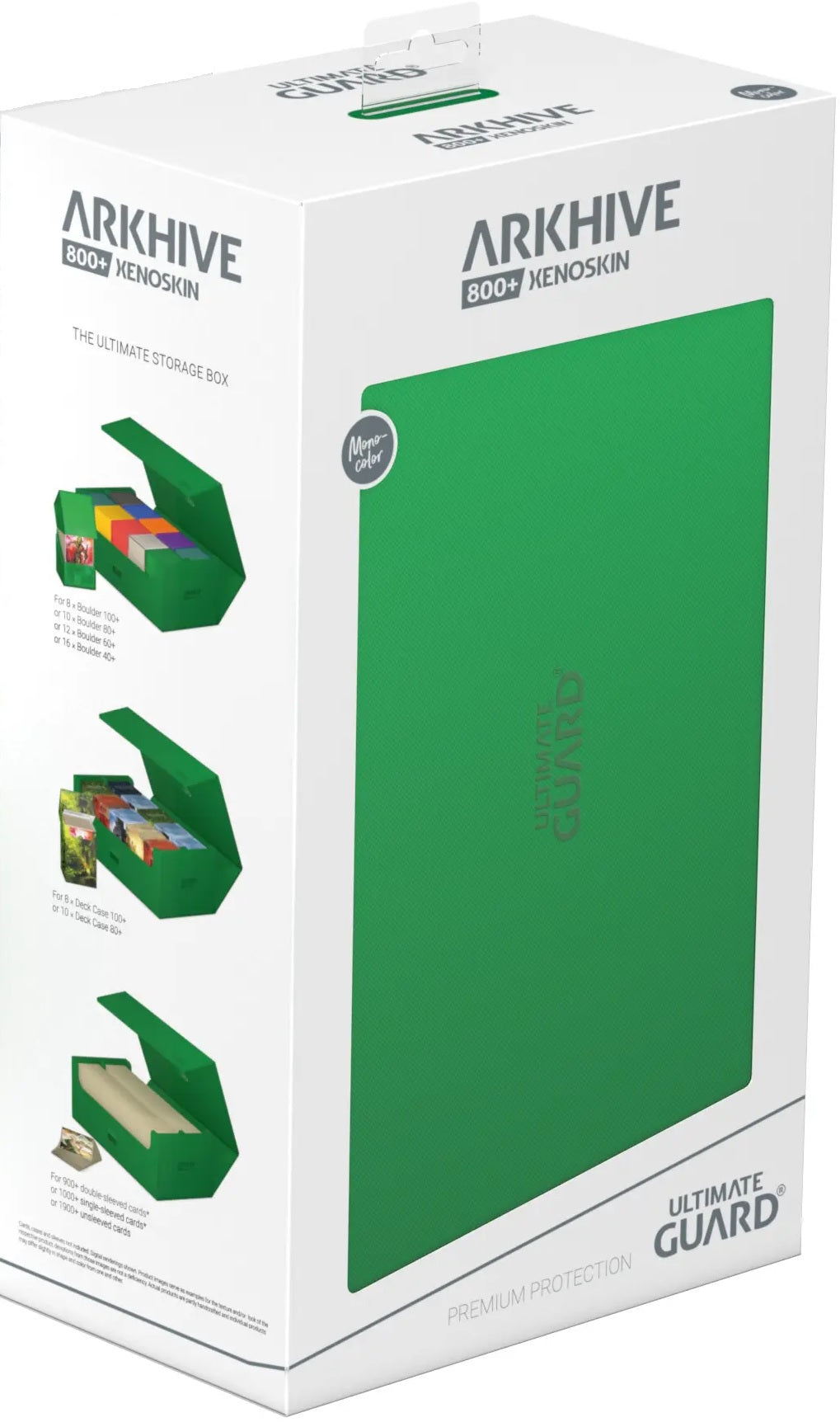 Ultimate Guard Deck Case Arkhive 800+ Monocolor Green
