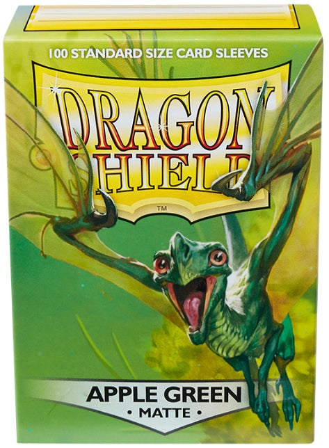 Dragon Shield Sleeves - Matte Apple Green - 100ct