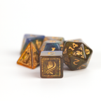 Dungeons & Dragons Adventure Dice by Sirius Dice - Monk: [Blue/Gold]
