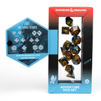 Dungeons & Dragons Adventure Dice by Sirius Dice - Monk: [Blue/Gold]