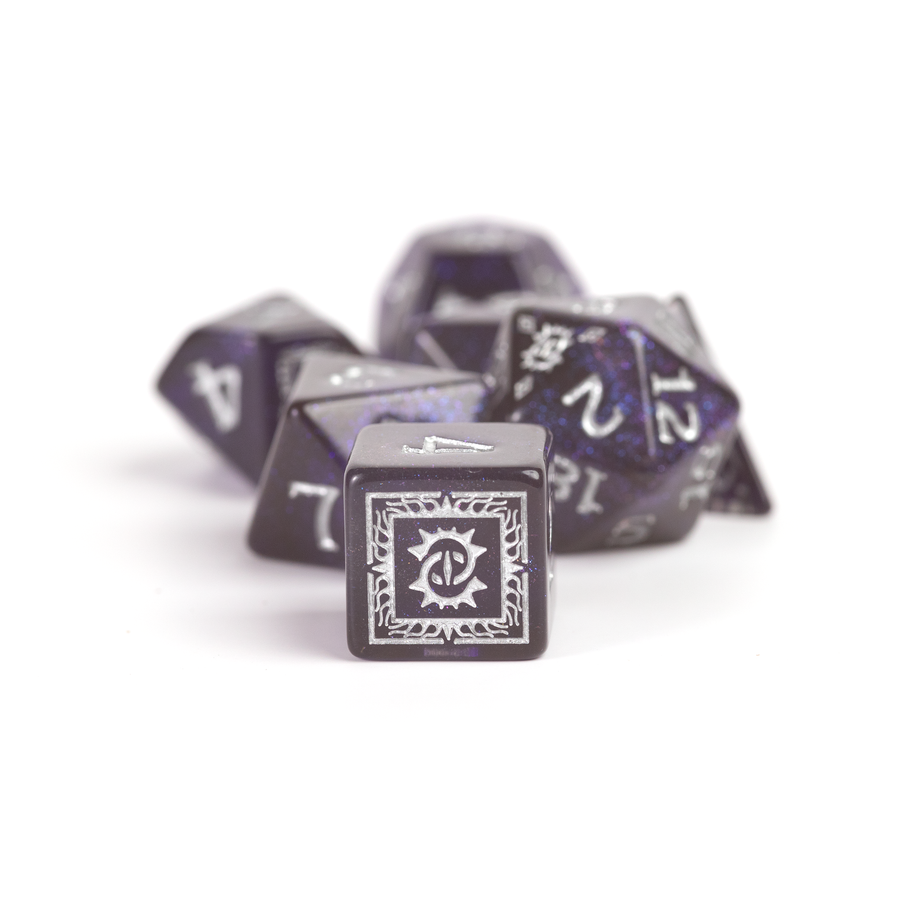 Dungeons & Dragons Adventure Dice by Sirius Dice - Warlock [Purple]