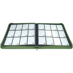 PRO BINDER 12 POCKET VIVID ZIPPERED MATCHA