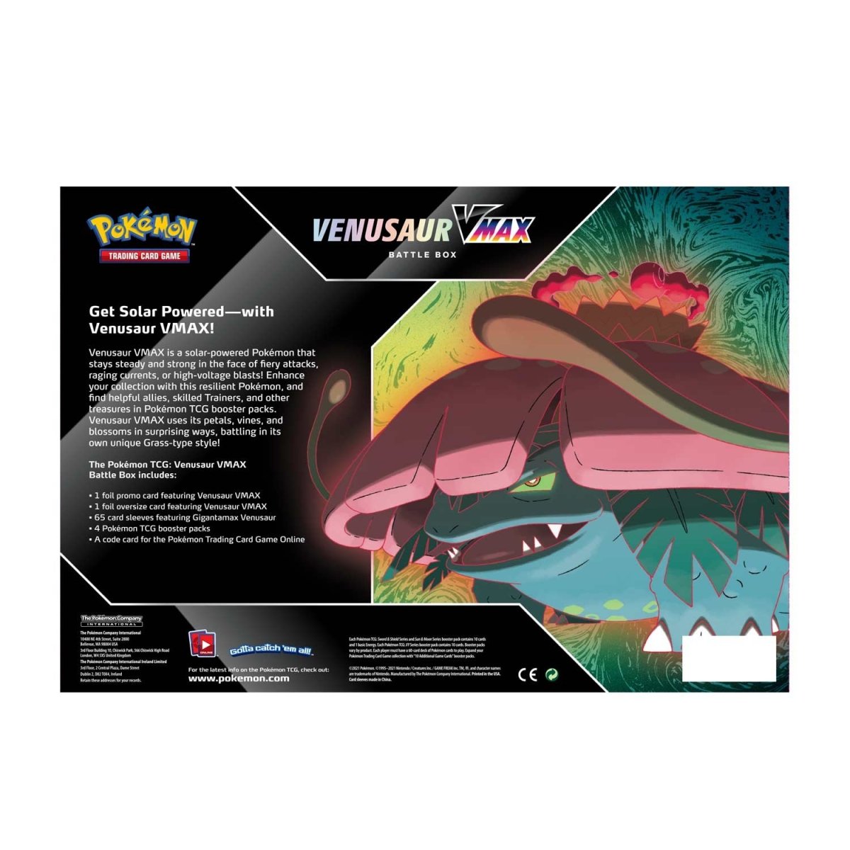 Pokemon TCG: Venusaur VMAX Battle Box Collection