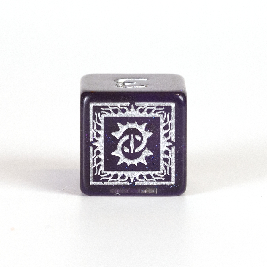 Dungeons & Dragons Adventure Dice by Sirius Dice - Warlock [Purple]
