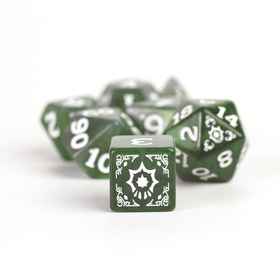 Dungeons & Dragons Adventure Dice by Sirius Dice - Cleric: [Green]