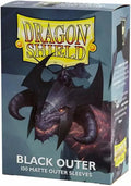 Dragon Shield Sleeves - Matte Black Outer - 100ct