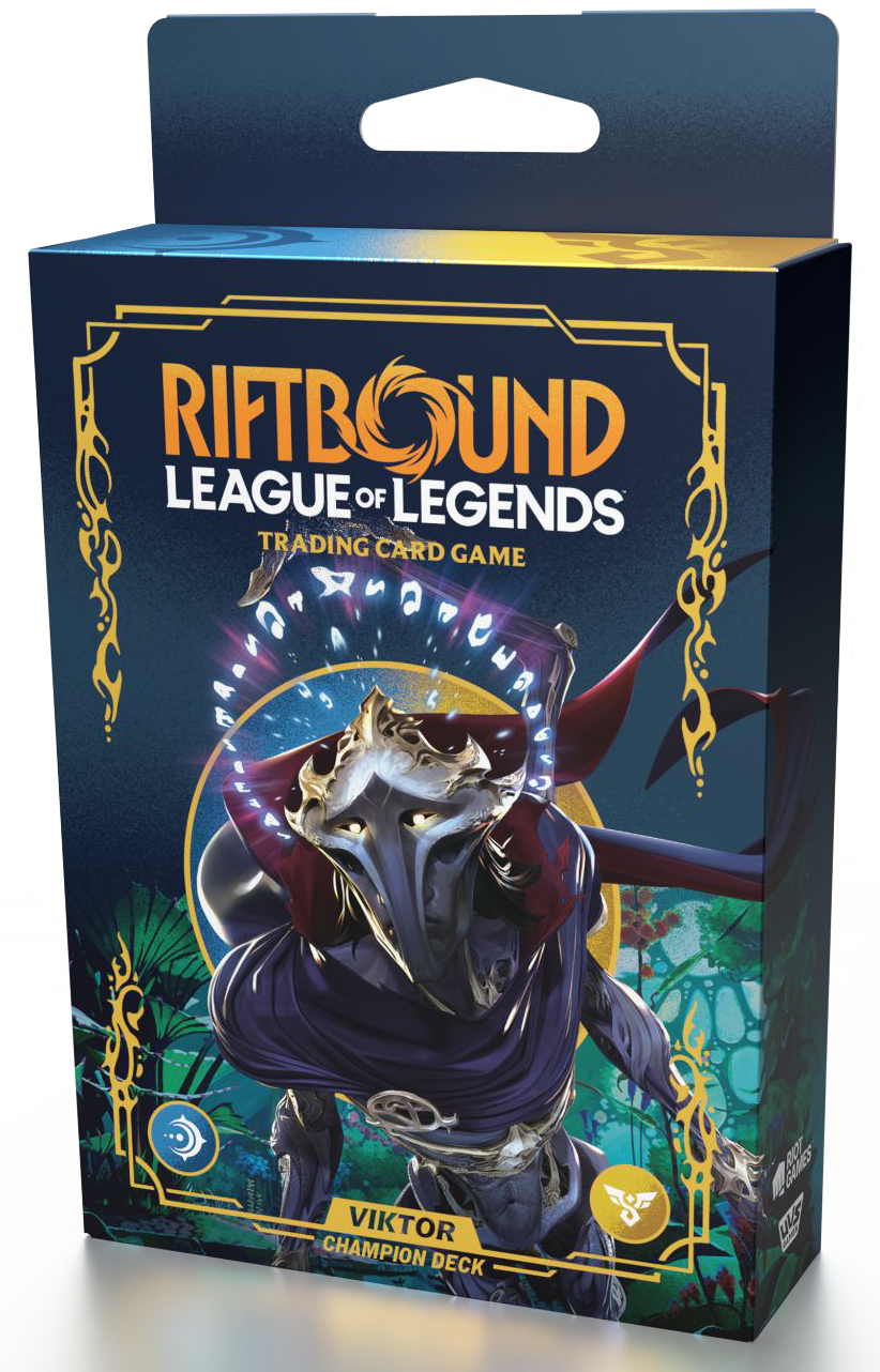 Riftbound: League - Origins Champion Deck Viktor + 3 booster packs.